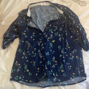 Worn once - Eden & Olivia size L button down shirt